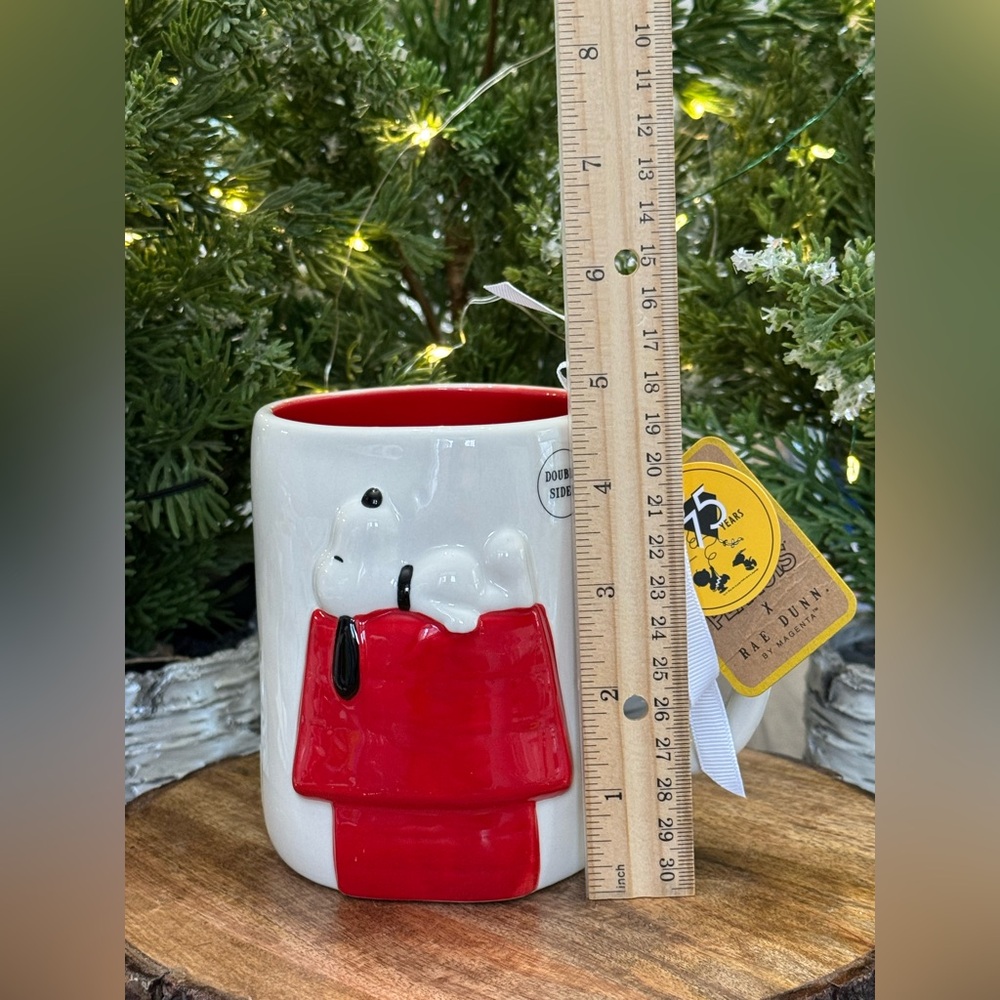 🏠 Brand NEW w/Tags Peanuts x Rae Dunn HOME SWEET HOME Double Sided Mug w/Snoopy - Picture 7 of 11